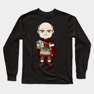 Vespasian's Legacy: A Tribute to the Roman Emperor in Artistic Design Long Sleeve T-Shirt